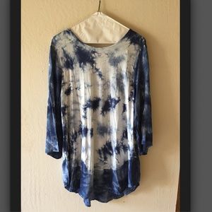 NWT Cute Chico's Tie-dye top